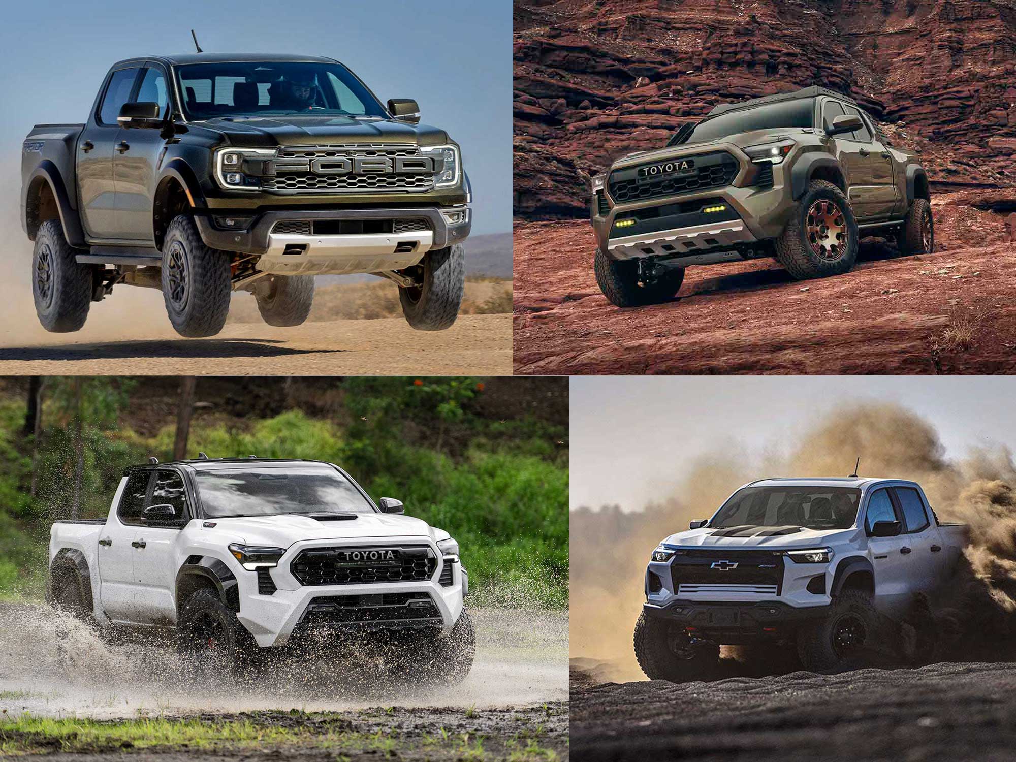 FIRST LOOK: 2024 Midsize Pickups for Overlanding: Chevy Colorado, Ford Ranger, & Toyota Tacoma